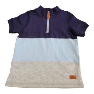 7 For All Mankind Boys Quarter Zip T-Shirt Size 24mths